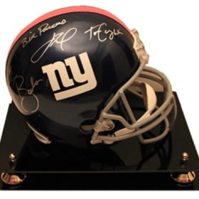 Signed New York Giants Helmet — Giants Legends Edition item