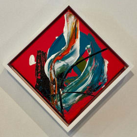 "Summer Fun" framed acrylic painting by Brian Lerch item