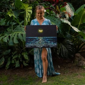 "Midnight Stargaze"  Original  Painting by Deja Bronson item