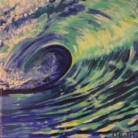 "Tunnel Vision" Original Acrylic Painting by Deja Bronson item