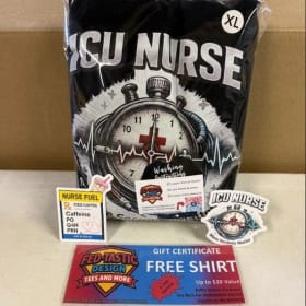 XL Nurse's Shirt and a Gift Certificate item