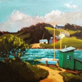 'Sparkling Waters' (Unframed) by Karen Kaiser item