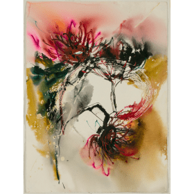 'Coral Roundabout,# 1' (Unframed) by Heather Midori Yamada item