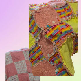 Eco-Chic Handmade Quilt – Crib/Lap Size item