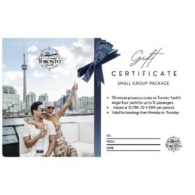 Toronto Yachts 12 Passengers Prosecco Cruise item
