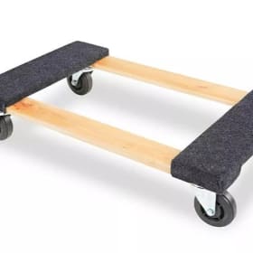 #10 Custodians: Hardwood Rubber End Dolly item