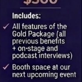 Platinum Package item