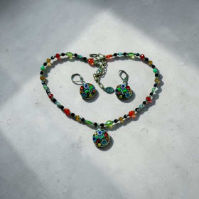 MICHAL GOLAN 19.5” NECKLACE & EARRINGS SET item
