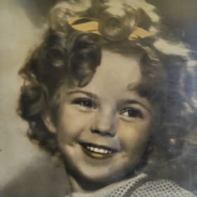 Shirley Temple Memorabilia with Vintage Photo & Mail Stamps item