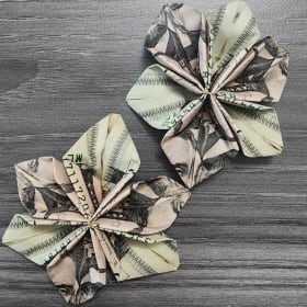Money Flower - $5 bills item