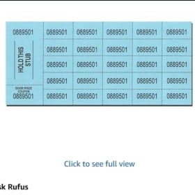 2026 FULL Sheet of Basket Tickets item
