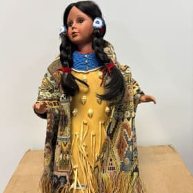 Native Doll with Beadwork item