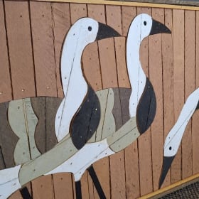 HH17 - Wooden Portrait of Canadian Geese item