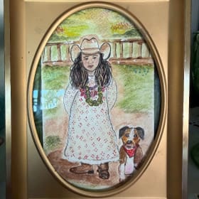 Sets of 3 Original Watercolor Paintings by The Vintage Muse item