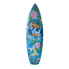 "Meraki" Acrylic Painting on 6' Surfboard by Deja Bronson item