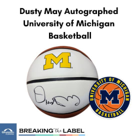 U of M Autographed Basketball – Signed by Dusty May item