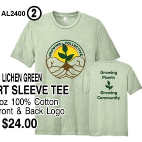 Lichen Green Allmade® Unisex Mineral Dye Organic Cotton Tee item