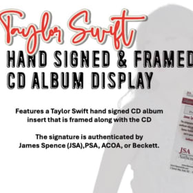 Taylor Swift Hand Signed Acoustic Guitar item