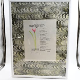 Signed Maurice Kenny Broadside — Walker Reading Series item