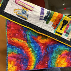 Handmade Book Lap Quilt item