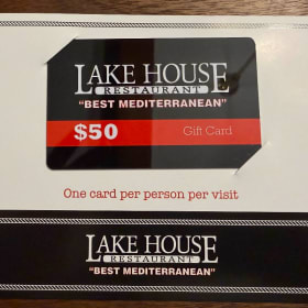 $100 at Lake House Restaurant (two $50 gift cards) item