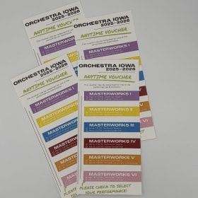 Four Anytime Voucher Tickets for Orchestra Iowa item