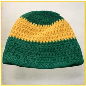 Multi Color Crochet Hat item