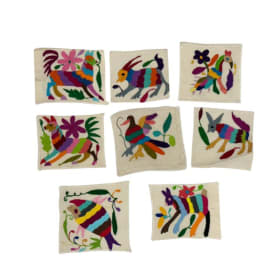 Mexican Embroidered Napkins (set of 8) item