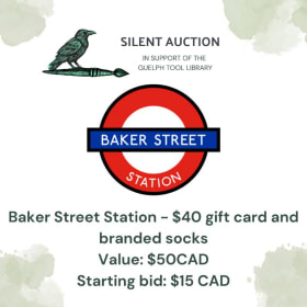 Baker Street Station Gift Card and Socks item