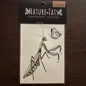 NatureTats "Praying Mantis" Temporary Tattoo item