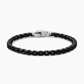 David Yurman Darkened Stainless Steel Box Chain Bracelet item