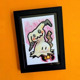 Mimikyu Colored Pencil & Posca Original by Ragonia item