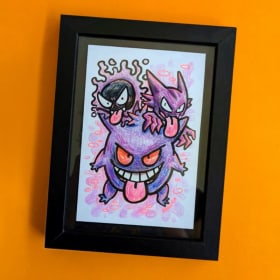 Gengar Family Colored Pencil & Posca Original by Ragonia item