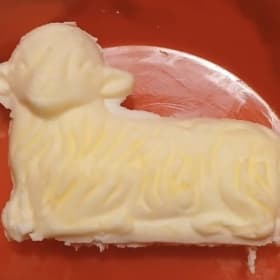 Butter in lamb mold item