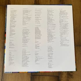 Signed Radiohead album item