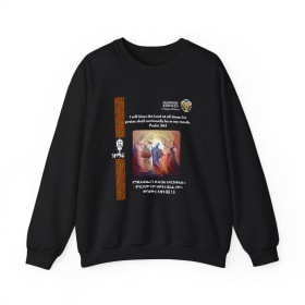 Sweatshirt Psalm 34:1 | English verse item