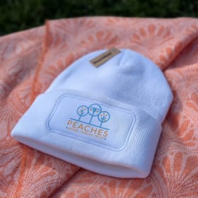 Peaches Branded Beanie Hat | Limited Edition item