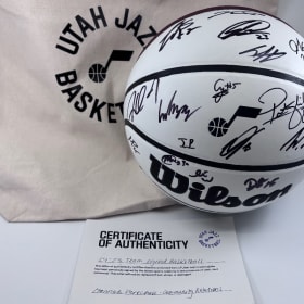Utah Jazz Signed 2024-2025 Team Basketball item