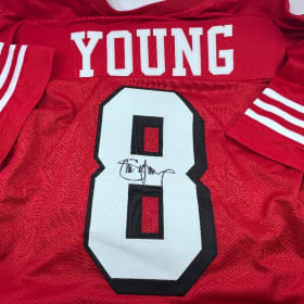 Steve Young Signed Jersey item