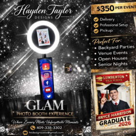 GLAM Photo Booth Rental item