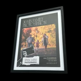 Springmere Photo Session and print, Valued at $250 item