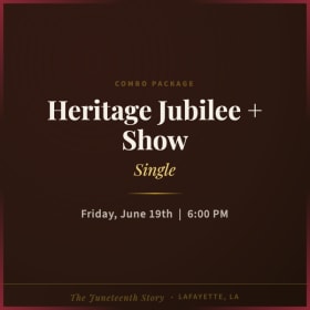 Heritage Jubilee + Show Package — Single item