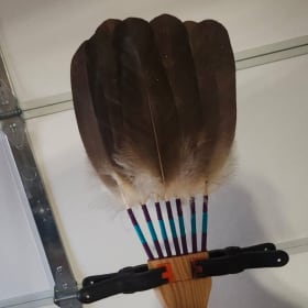 Bustle or fan making item