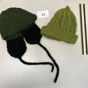 #77 Green hat pair by Syd Rader item