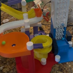 Custom 3D printed marble run! item