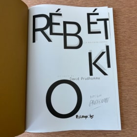 Livre collector Rébétiko de David Prudhomme item