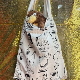 Cute bag with dog breeds item