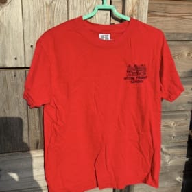28" ( 7-8 years) Red P.E Top item