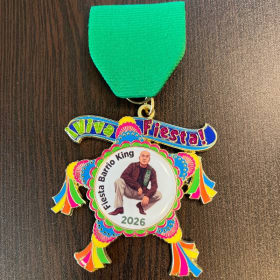 King of the Barrio Fiesta Medal item