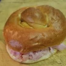 Pretzel sandwich - Ham & Swiss item